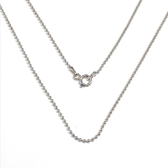 20in Sterling Silver Ball Chain Necklace - Picture 6 of 6
